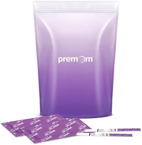Premom Quantitative Ovulation Test Strips:Ovulation Predictor Kit with Numerical Ovulation Reader, 60 Pack Digital Ovulation Test Kit Packaging May Vary