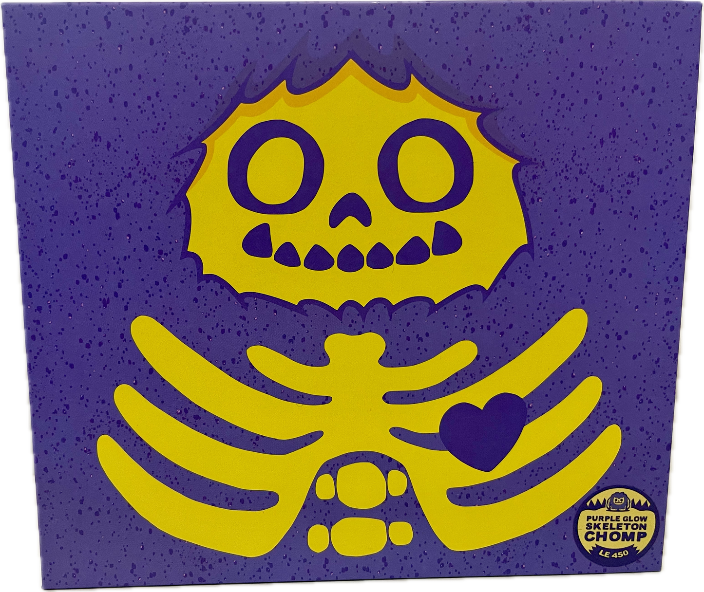 Five Inch Vinyl Figure Purple Glow Skeleton Chomp LE 450