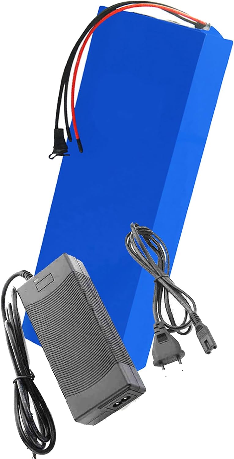 Lithium-ion Battery Pack 72V 20Ah 30Ah 40Ah 50Ah Electric Bicycle Battery with BMS and 5A Charger for Electric Motorcycle Scooter Trikeand Other Backup Battery,25ah,T Plug