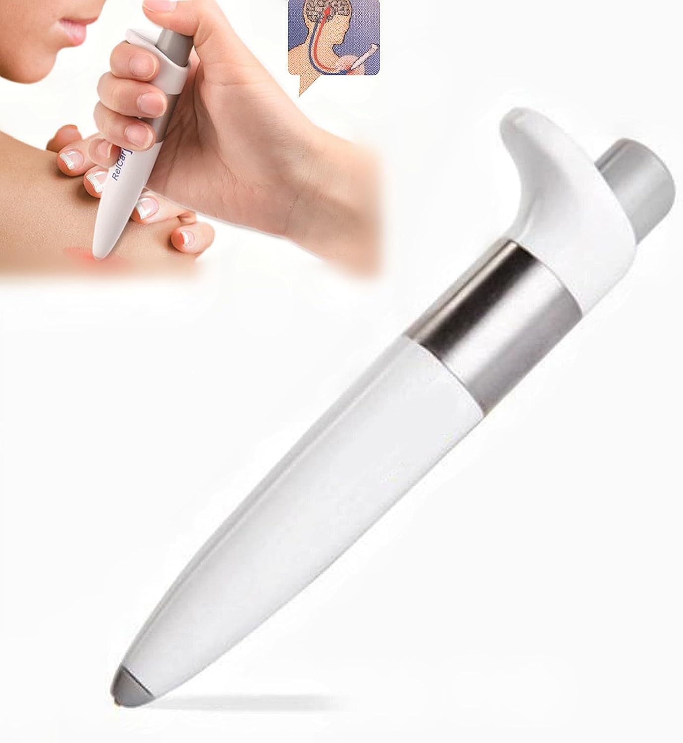 Manual Acupuncture Pen, Deep Tissue Massage Pen Body Relax Pain Tension Relief Manual Acupressure Massage Pen
