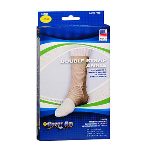 Sport Aid, Sport Aid Double Strap Ankle Support, Large each