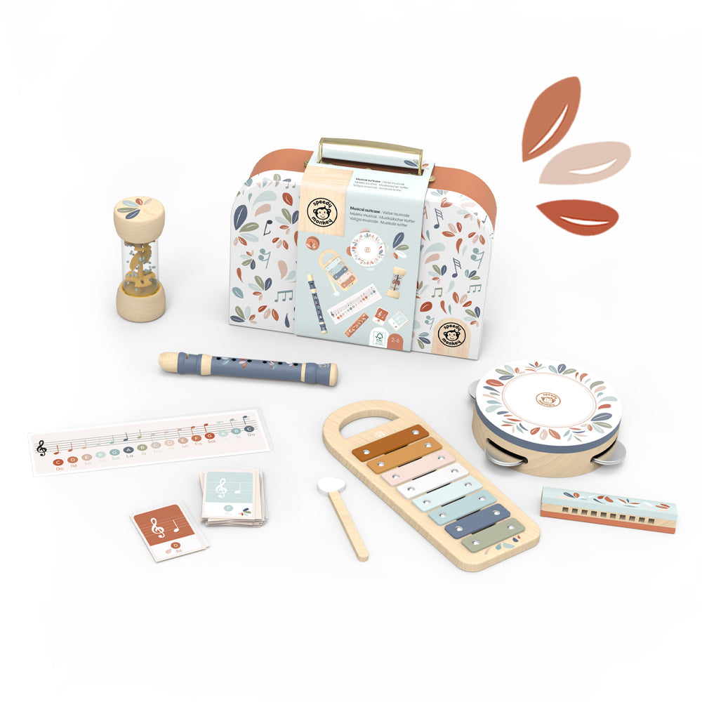 Wooden Musical Set of 5 Instruments