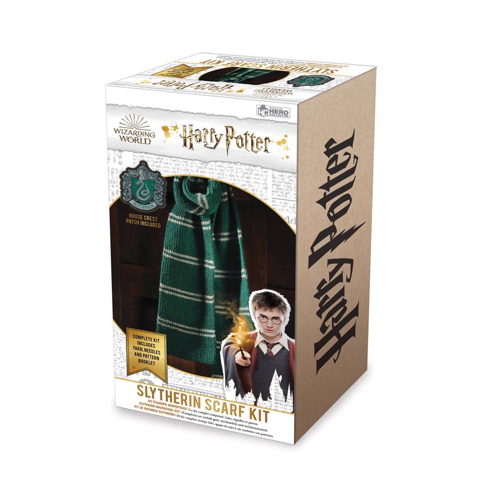 HP WIZARDING WORLD KNIT KITS SLYTHERIN SCARF KIT