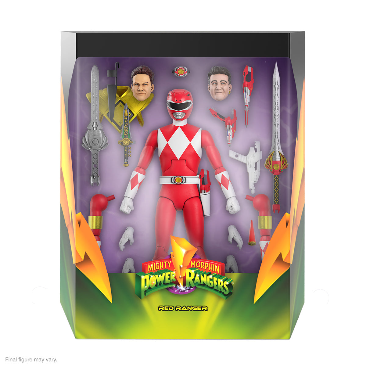 Power Rangers Ultimates W2 Red Ranger Action Figure