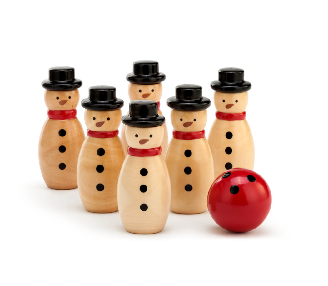 Snowman Bowling Set