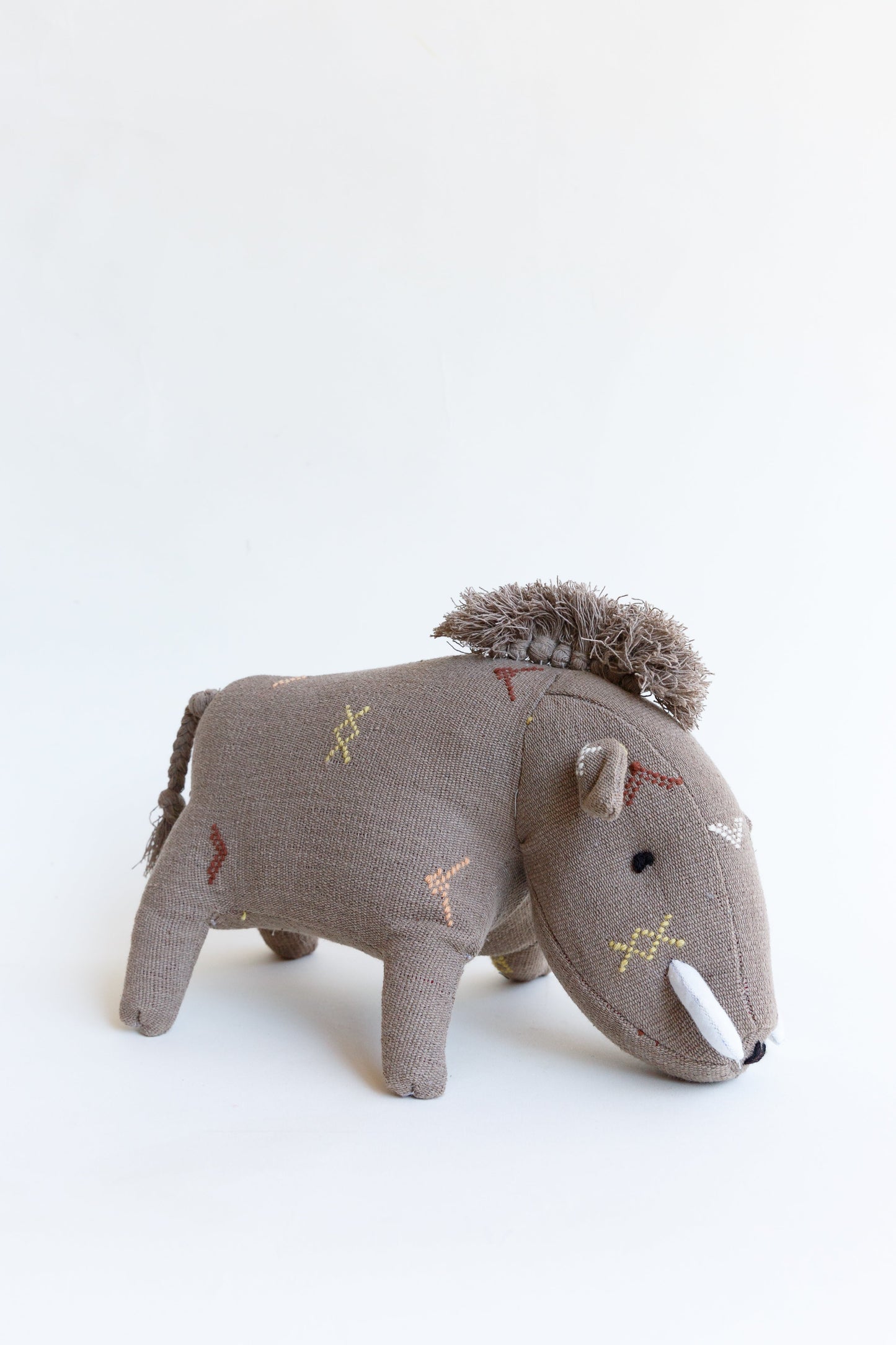 Distant Echo Stuffed Grey Boar