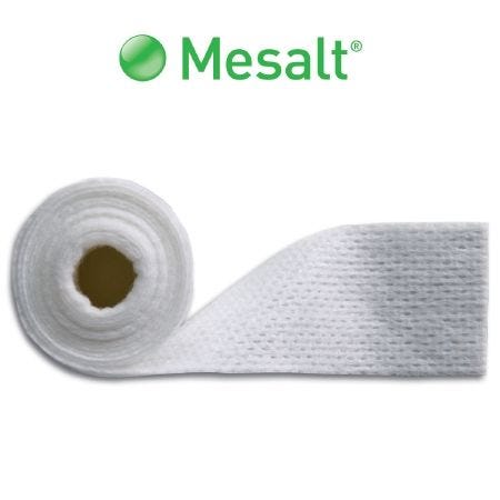 Molnlycke Mesalt Sodium Chloride Impregnated Dressing: 4" x 4", 30 Count White 39416482