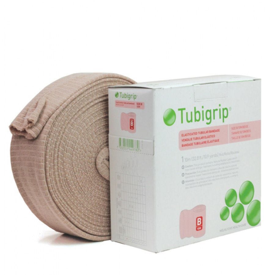 Molnlycke Tubigrip Elasticated Tubular Bandage: Natural, Size D, 10 Yds, 1 Count 26265203