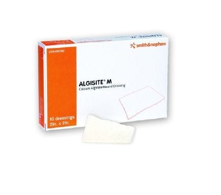 AlgiSite 59480100 Calcium Alginate Dressing. Box of 10 57960585