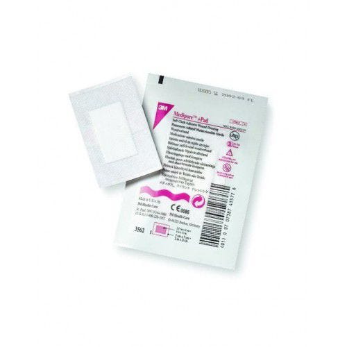 Medipore Plus Pad 3573 Adhesive Wound Dressing Box of 25
