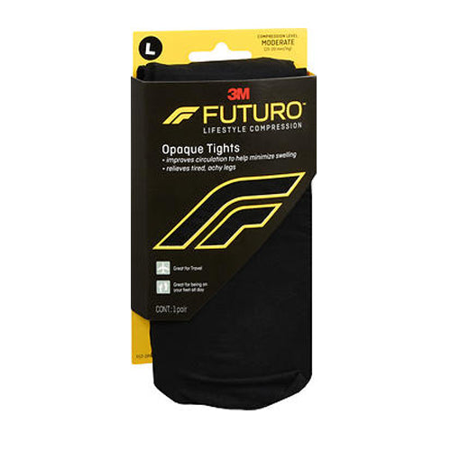 Futuro, Futuro Lifestyle Compression Opaque Tights Moderate, Large 1 Each