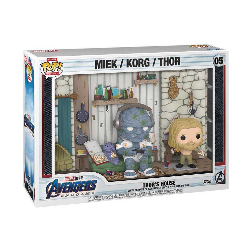 Pop Moments Deluxe Marvel Endgame Thors House Vinyl Figure