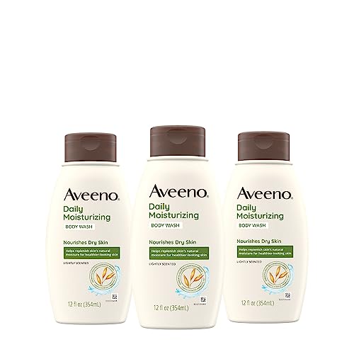 Aveeno Daily Moisturizing Body Wash, 12 Fl. Oz, Pack of 3