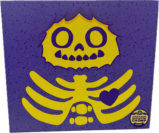 Five Inch Vinyl Figure Purple Glow Skeleton Chomp LE 450