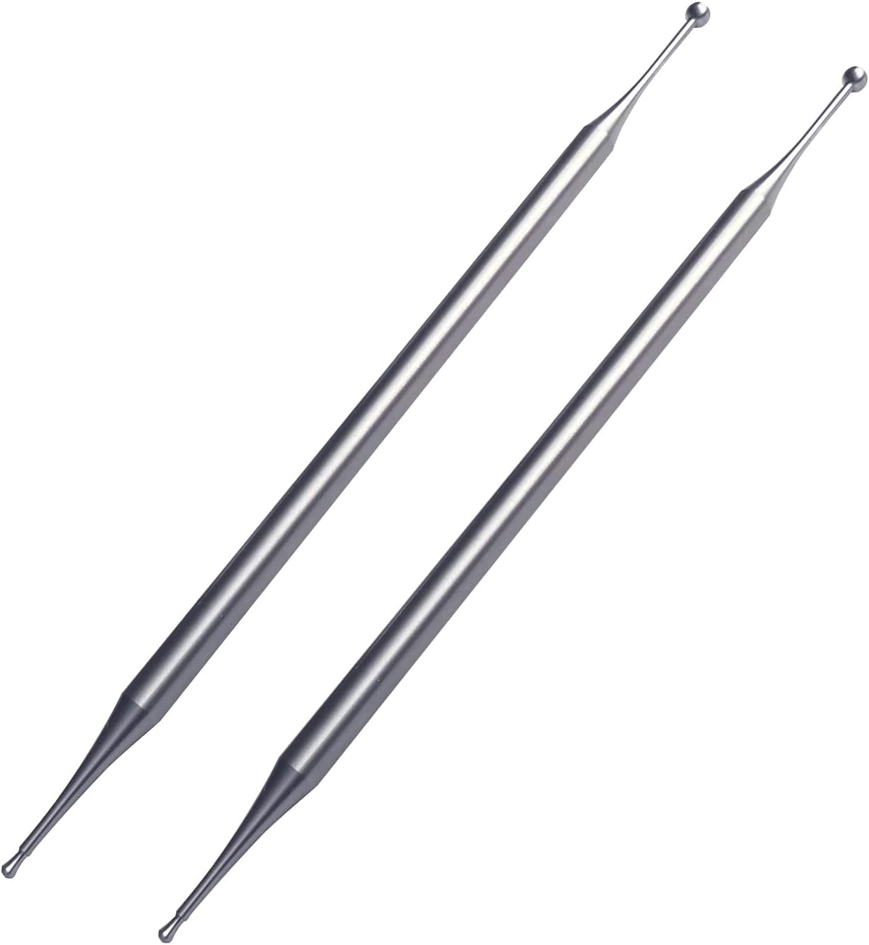 Stainless Steel Dual Head Facial Reflexology Tool Set,Ear Acupuncture Massage Tool,Manual Acupuncture Pen,Body Point Probe Pen &Trigger Point Massager Tool for Deep Tissue (Set)