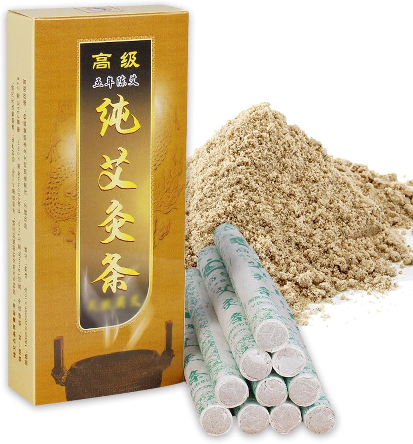 Moxibustion Smokeless Moxa Warm Chinese Medicine Stick Mugwort Roll Mugwort Stick (20cm)