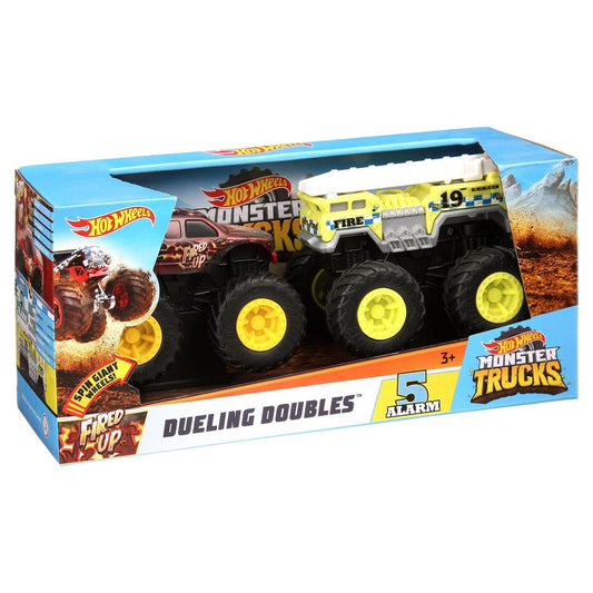 Hot Wheels Monster Trucks 1:43 Scale Dueling Doubles Pack 2