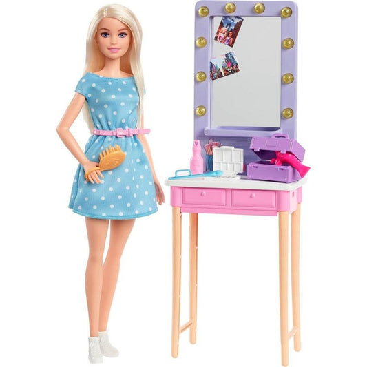 Barbie Big City Big Dreams Malibu Doll Vanity Playset