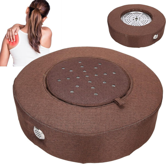 Moxibustion Pad, Moxibustion Seat Moxa Board Seat Stool for Abdomen Waist Back, Neck for Health Care
