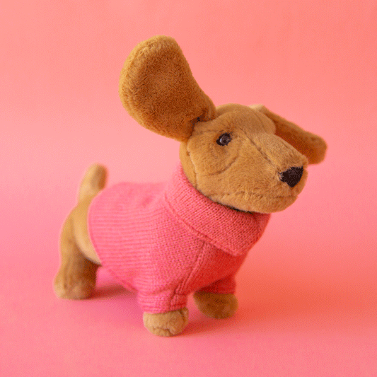 Sweater Sausage Dog Pink