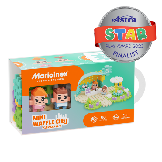 Mini Waffle City | Cafe 80pc Waffle Building Blocks Set