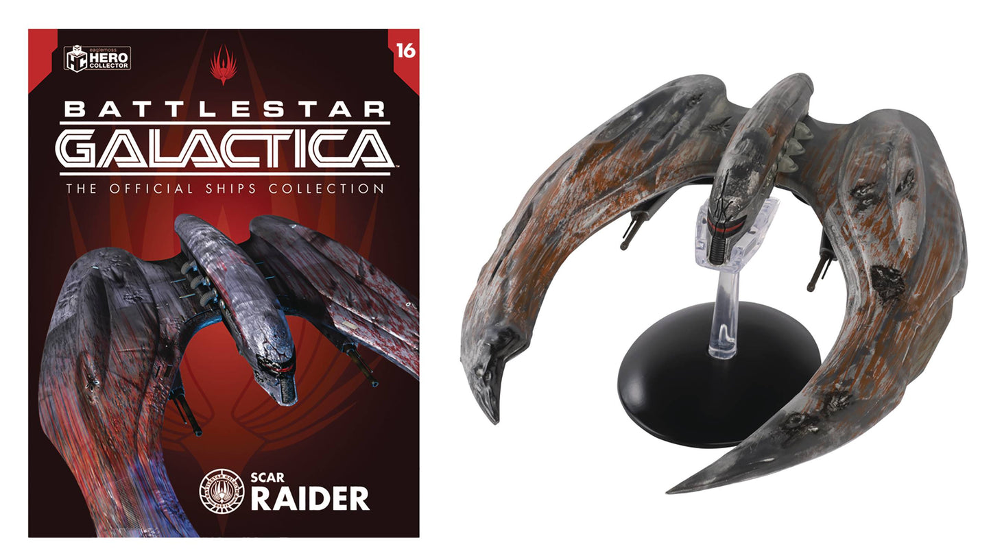 BATTLESTAR GALACTICA SHIPS MAG #16 CYLON RAIDER (SCAR) (C: 1