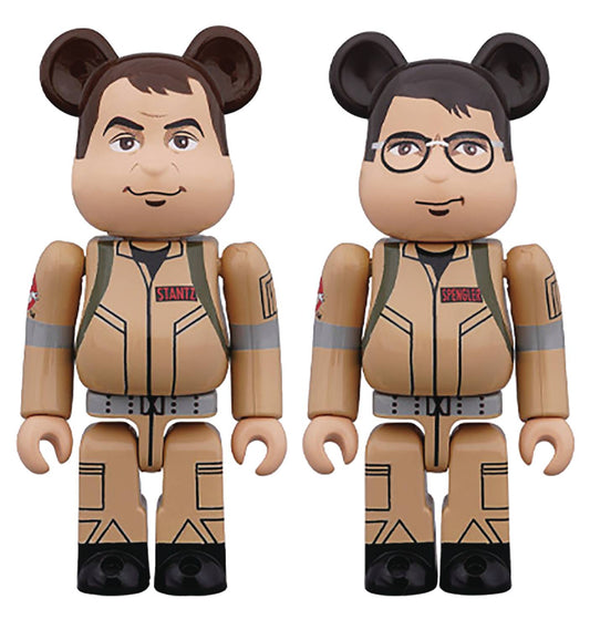 GHOSTBUSTERS RAYMOND STANTZ & EGON SPENGLER 100% BE@RBRICK 2PK