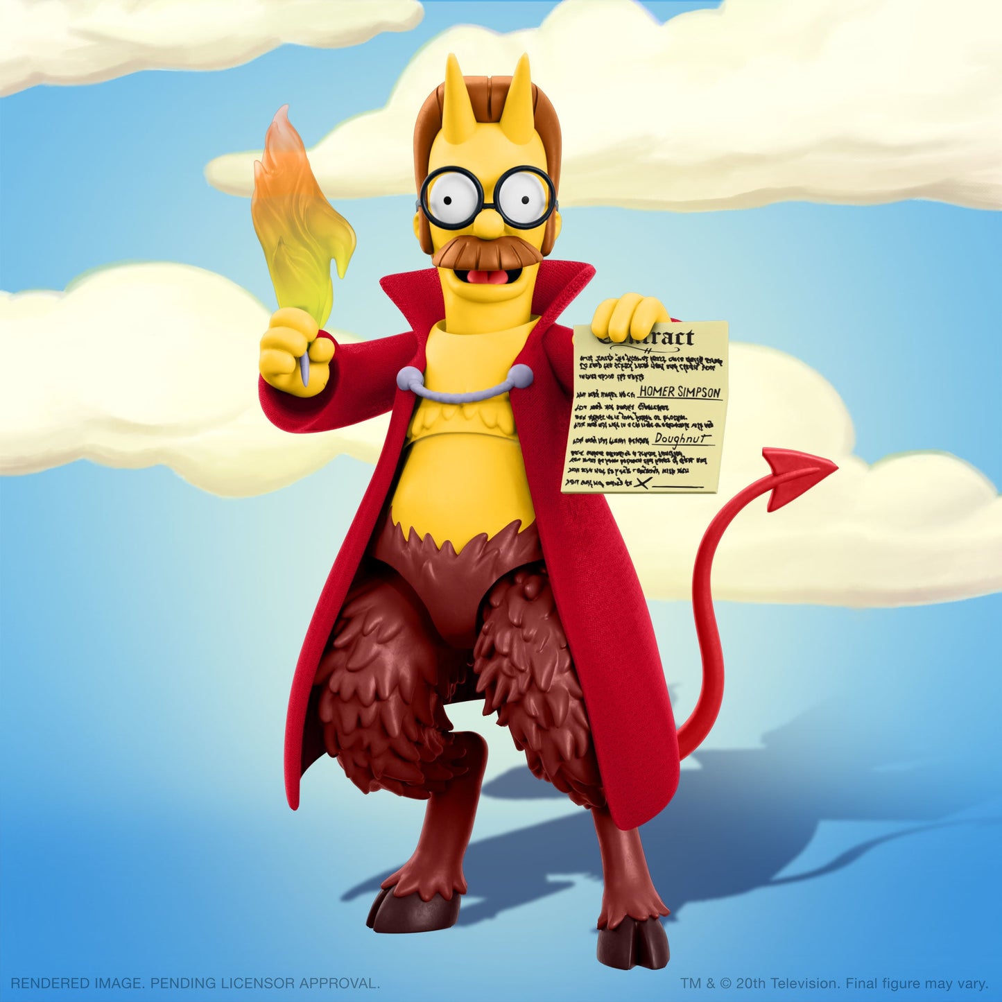 Simpsons Ultimates W4 Devil Flanders Action Figure