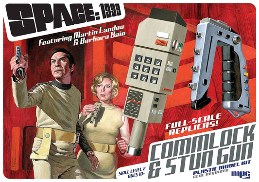 MPC Space 1999 Stun Gun & Commlock 1/1 Scale Plastic Model Kit