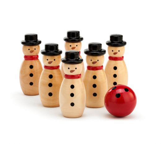 Snowman Bowling Set