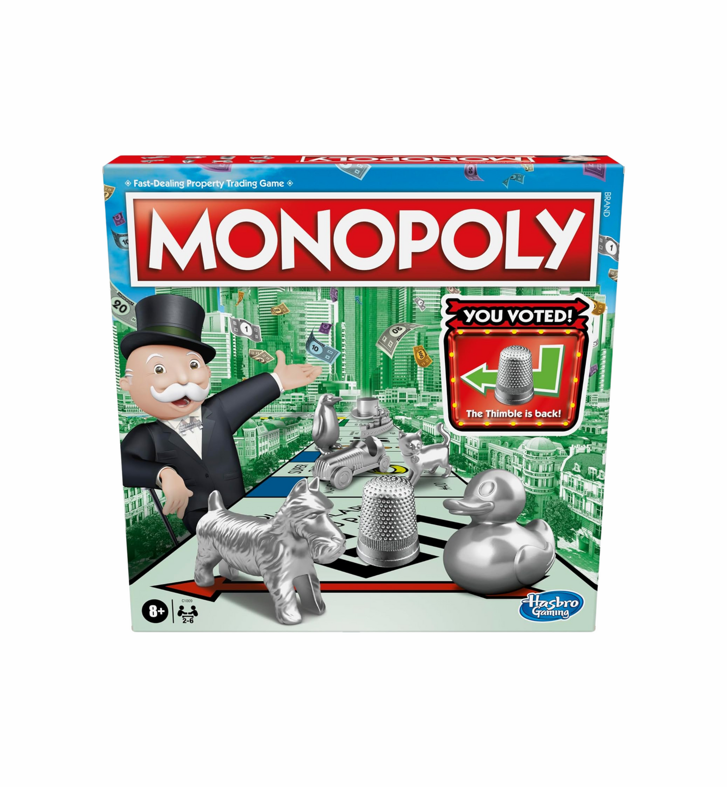 Monopoly Game, Family Board Game for 2 to 6 Players, Monopoly Board Game for Kids Ages 8 and Up, Package May Vary