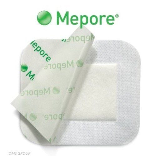 Mepore 671000 Self-Adhesive Absorbent Island Dressing, Sterile, Non-Woven, Elastic 3-3/5" x 6" Box of 50 65199866