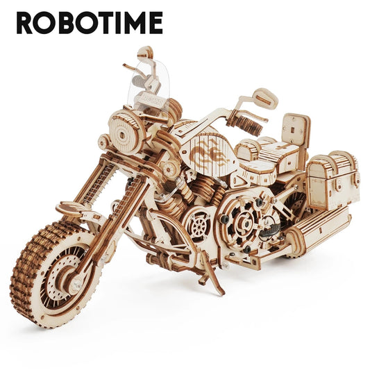 Robotime Rokr Cruiser Motorcycle DIY Wooden Model