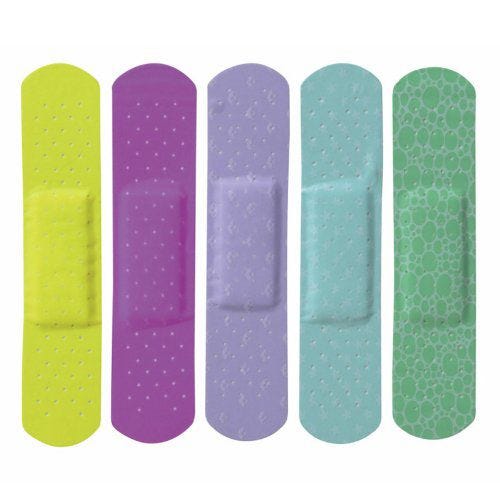Curad Neon Adhesive Bandages: 1200 Count Natural