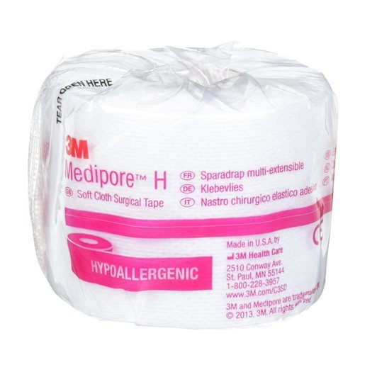 Medipore 2862 Medical Tape H Water Resistant Cloth 2 Inch X 10 Yard White NonSterile. Box of 12