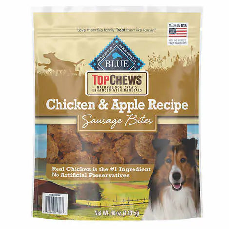 Top Chews Chicken & Apple Recipe 100% Natural Dog Treats