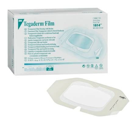 3M Tegaderm Transparent Adhesive Film Dressing: 8" x 12", 10 Count 43156840