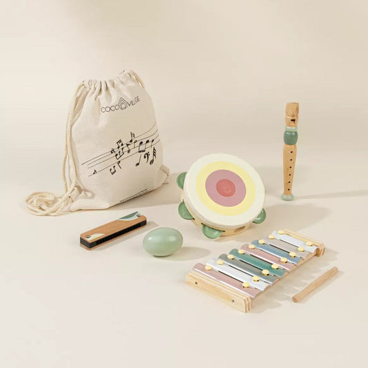 Wooden Musical Instruments Playset
