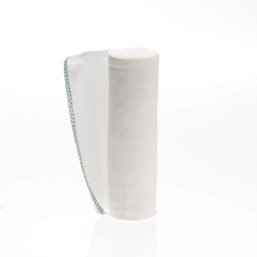 Medline Non-Sterile Swift-Wrap Elastic Bandages White 6" x 5 Yards -Case of 20 14121444